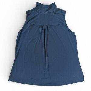 Lane Bryant Sleeveless Black Turtleneck Top w/ Zip Close - Women’s Plus - 18/20